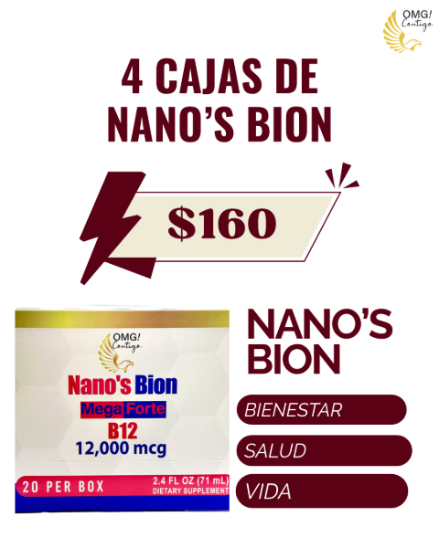 Picture of 4 CAJAS NANOSBION $160