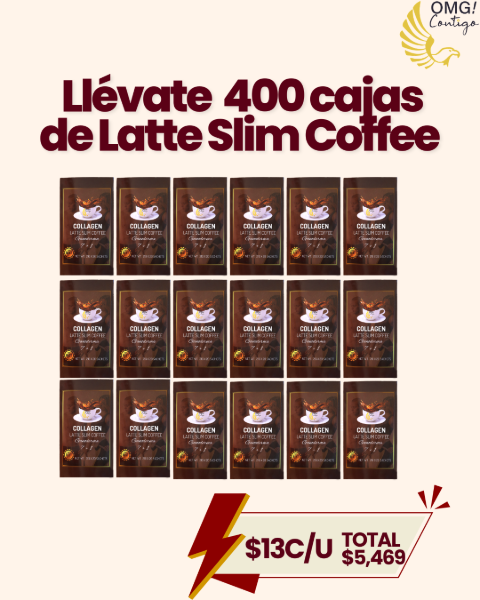 Picture of 400 CAJAS DE SLIM LATTE COFFEE POR $5,469