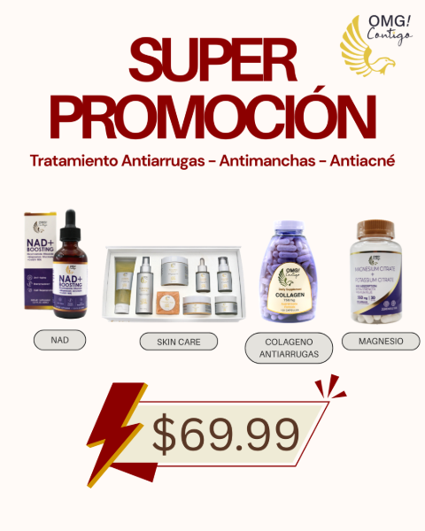Picture of Beauty & Wellness Bundle – Skincare, Anti-Wrinkle Collagen, Magnesium & NAD