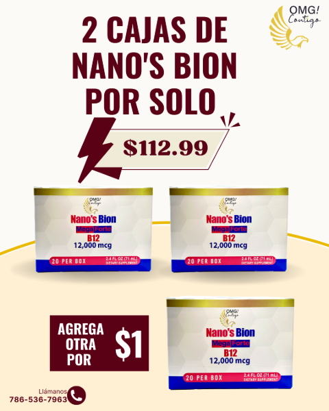 Picture of 2 AND 1 FREE NANOSBION BOXES PROMOTION