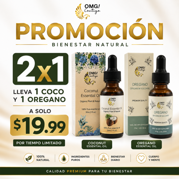 Picture of PROMOTION (1 OREGANO OILS - 1 COCONUT OIL)