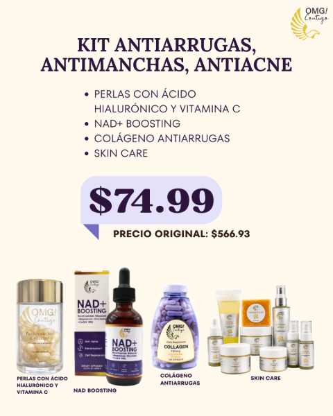 Picture of Beauty & Wellness Bundle – Skincare, Anti-Wrinkle Collagen, Serum Perls & NAD
